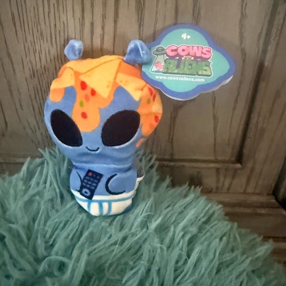 Blue and Orange Plush Toy 2.5”